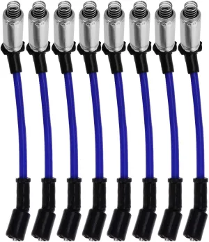 10.2MM Spark Plug Ignition Wire - Replacement for 2000-2009 Chevy, GMC, Isuzu, Hummer V8 (48322R, 48322, 7831)