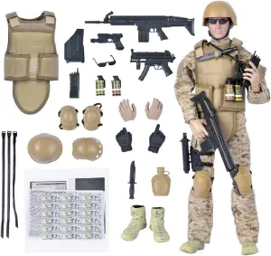 7Buy 12in Special Forces Action Figures Soldiers Toys 1:6 Scale for Children Kids Boys Age 8 10 12 14