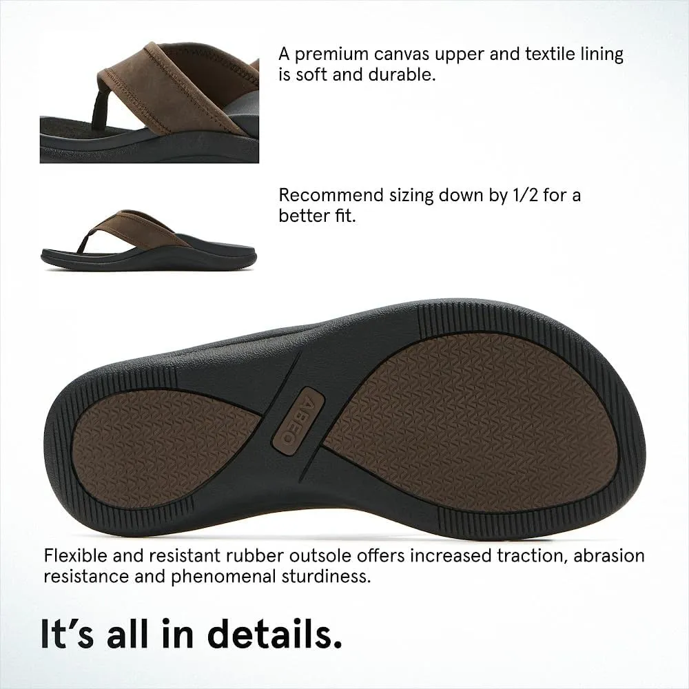 ABEO Laguna Flip Flops For Women | Orthopedic Sandals | Arch Support Flip Flops | Plantar Fasciitis Relief Sandals | Built-In Orthotics Inserts For Women