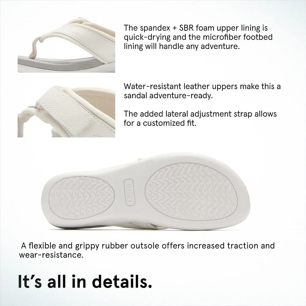 ABEO Oasis Sport Flip Flops for Women | Adjustable Flip Flops | Sandals for Women | Built-In Orthotics | Orthopedic Sandals for Women