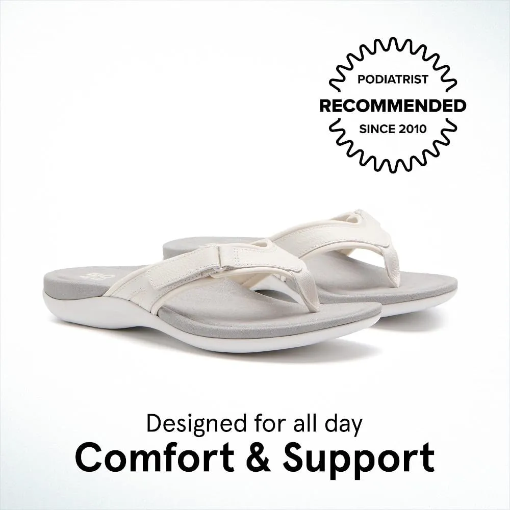 ABEO Women's Oasis Sport Metatarsal Flip Flops | Adjustable Flip Flops | Sandals for Women | Built-In Orthotics | Orthopedic Sandals