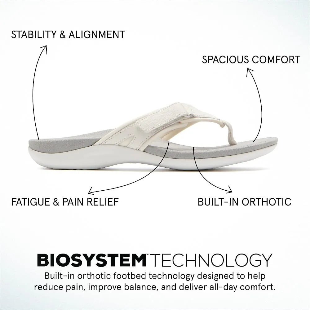 ABEO Women's Oasis Sport Metatarsal Flip Flops | Adjustable Flip Flops | Sandals for Women | Built-In Orthotics | Orthopedic Sandals