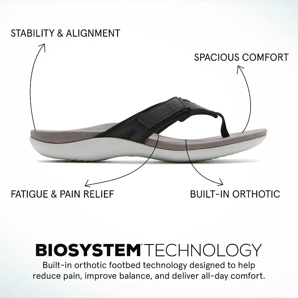 ABEO Women's Oasis Sport Metatarsal Flip Flops | Adjustable Flip Flops | Sandals for Women | Built-In Orthotics | Orthopedic Sandals