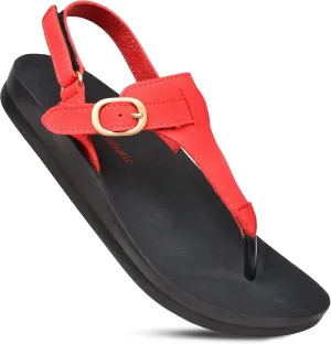 AEROTHOTIC Women's Coral Arch Support Back Strap Sandals
