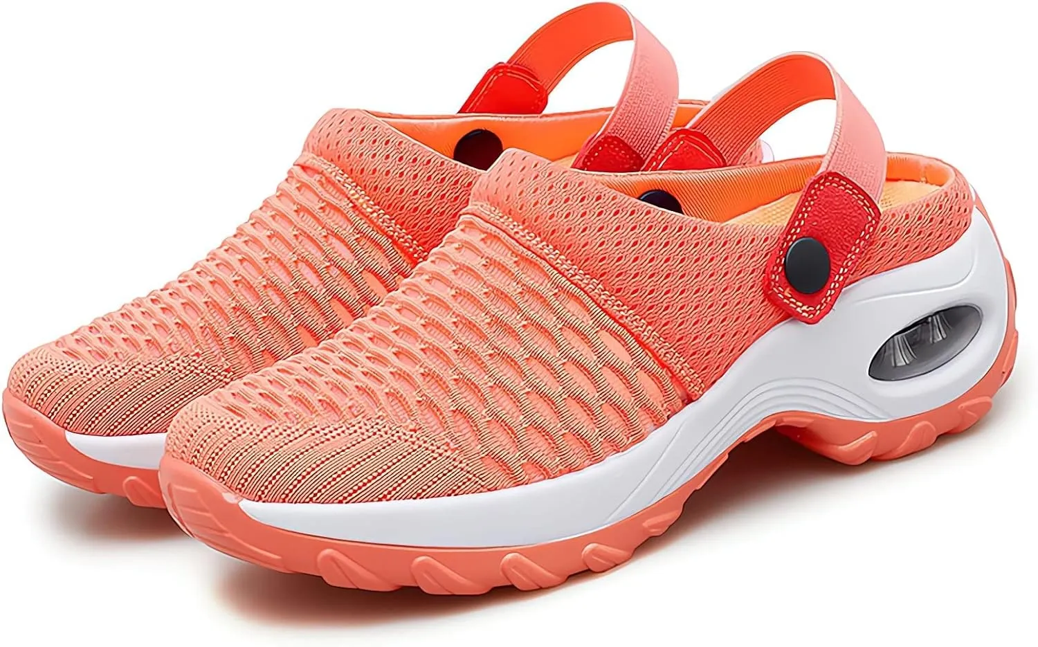 Air Cushion Orthopedic Slip on Shoes - 2023 New Air Cushion Slip-on Walking Shoes Orthopedic Diabetic Walking Shoes for Women Wide Width, Orthopedic Stretch Sandals Slippers for Women Arch Support