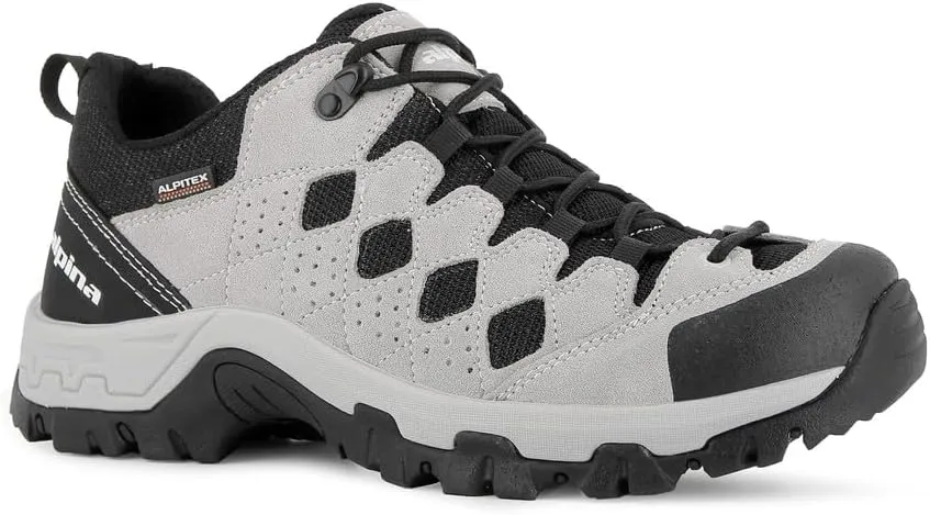 Alpina SIMBIA Women's Waterproof Hiking Shoes - Leather Slip Resistant Outdoor Trail Footwear Sneakers Slip Resistant Breathable