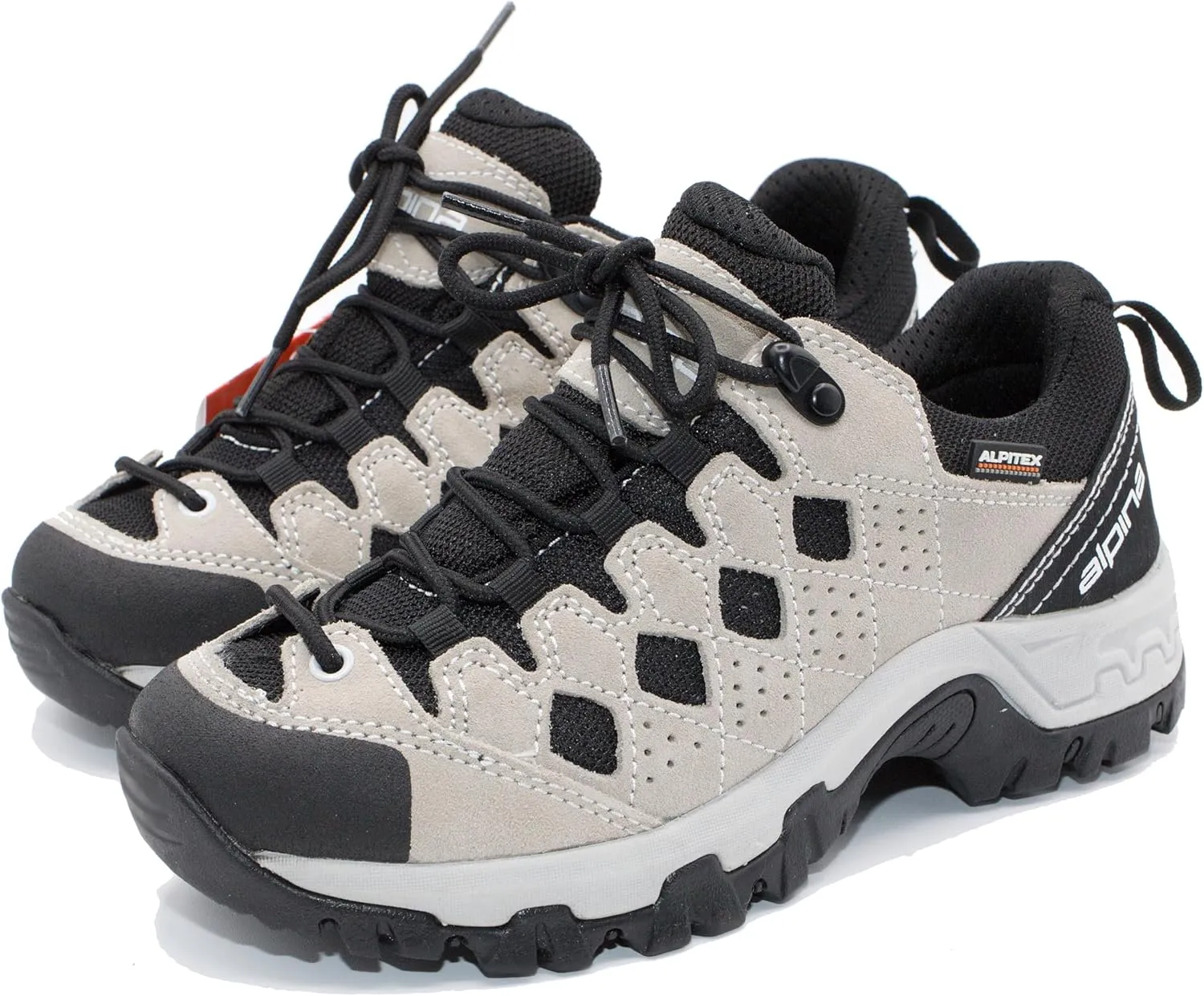 Alpina SIMBIA Women's Waterproof Hiking Shoes - Leather Slip Resistant Outdoor Trail Footwear Sneakers Slip Resistant Breathable
