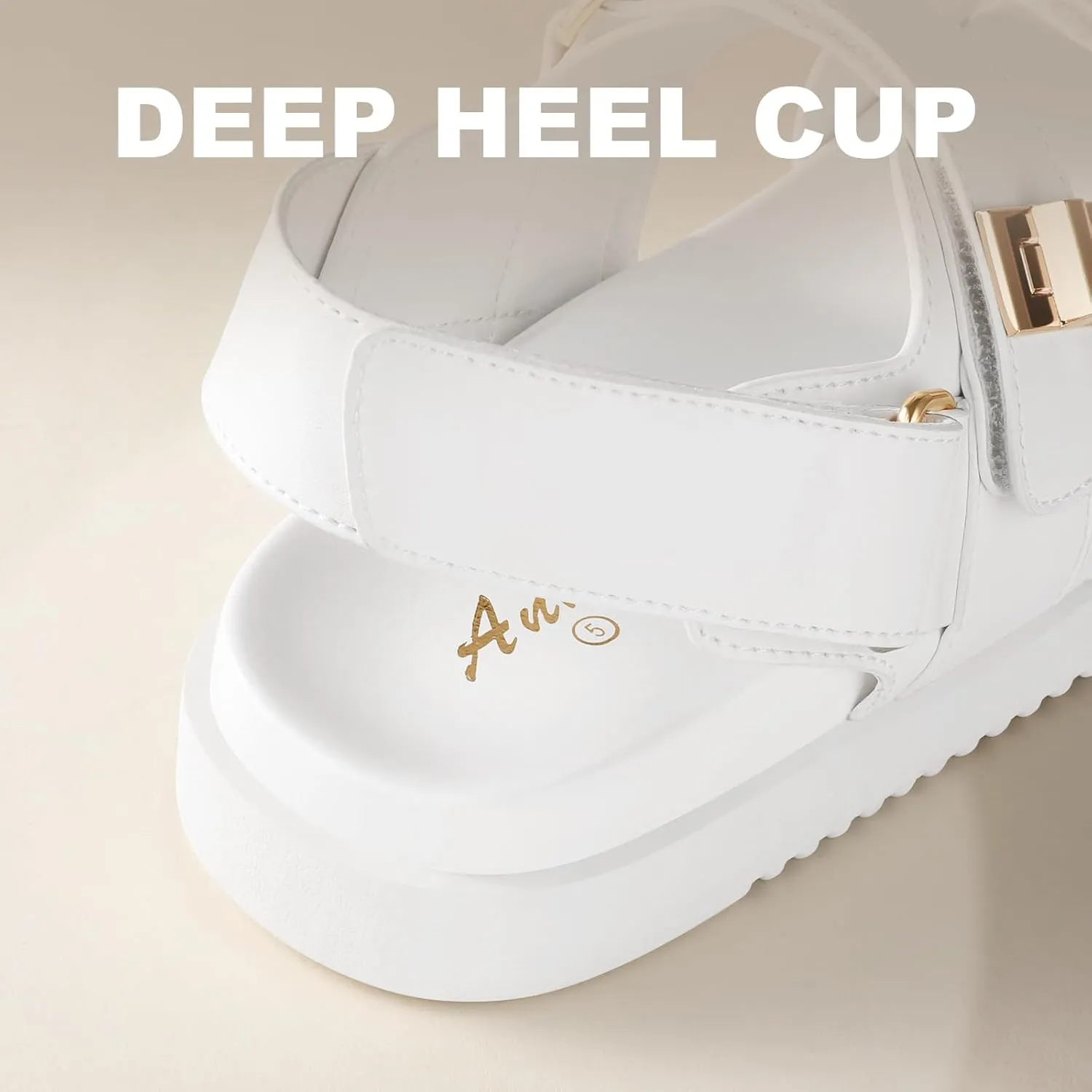 Ankis Black White Beige Nude Women's Flat Sandals Comfort Adjustable Front Strap and with a Back Strap Women Summer Sandals