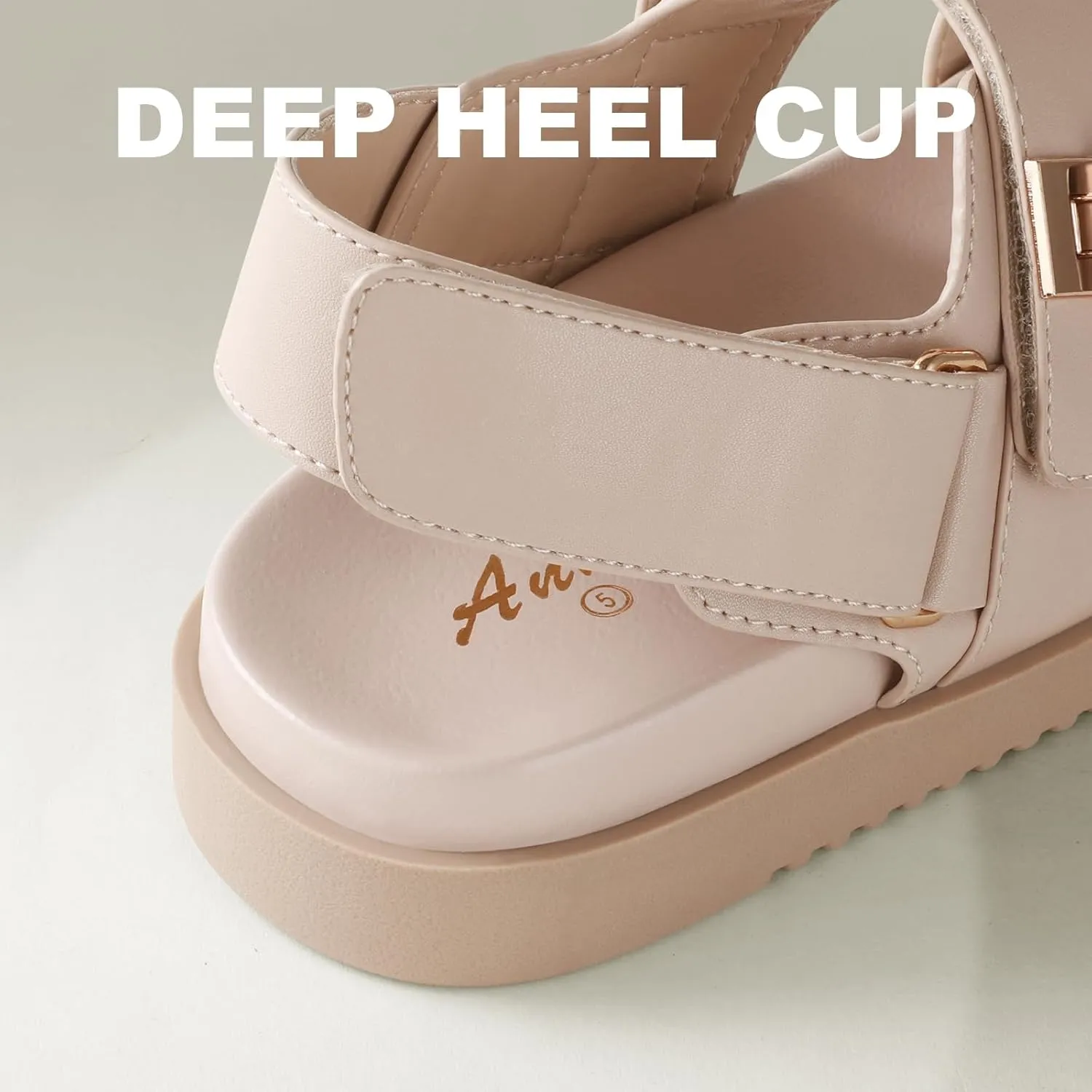 Ankis Black White Beige Nude Women's Flat Sandals Comfort Adjustable Front Strap and with a Back Strap Women Summer Sandals