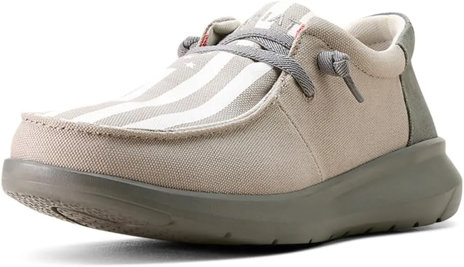ARIAT Men's Hilo, Grey/American Flag, 10