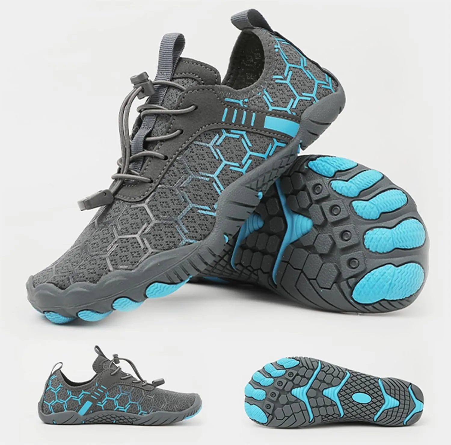 Barefoot Beach and Pool Shoes for Women Men Waterproof Trail Running Sneakers Healthy and Non-Slip Barefoot Shoes Unisex Athletic Outdoor Sneaker Pro Wide Toe Box Shoe