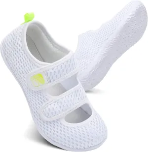 Besroad Womens Mens Lightweight Walking Shoes Adjustable Wide Diabetic Slippers Non-slip Sneakers Sandals