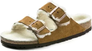 Birkenstock Arizona Shearling Mink Sandals 9 US Womens / 7 US Mens