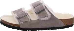Birkenstock Arizona Shearling Stone Coin 1017402 10 US Womens / 8 US Mens