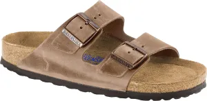 Birkenstock Men's Arizona Soft Footbed Open Toe Sandals, Brown Tabacco Brown Tabacco Brown, 7
