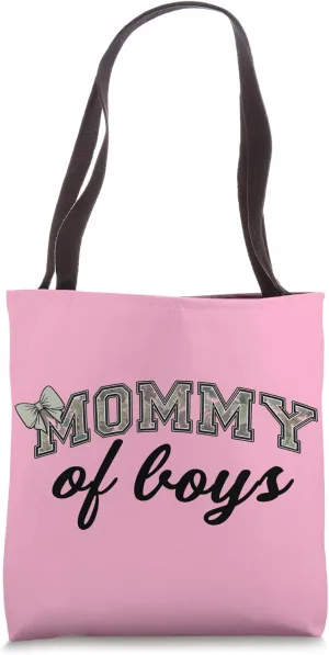 Boy Mommy Camouflage Camo Mama Graphic Mom Tote Bag