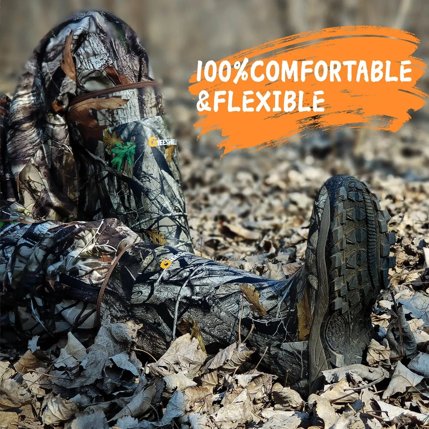 Breathable Insulated Next Camo G2 Warm Hunting Boots with Versatile Design - Durable Construction 6mm Neoprene Waterproof Rubber Boots for Men and Women Size 7 to 14
