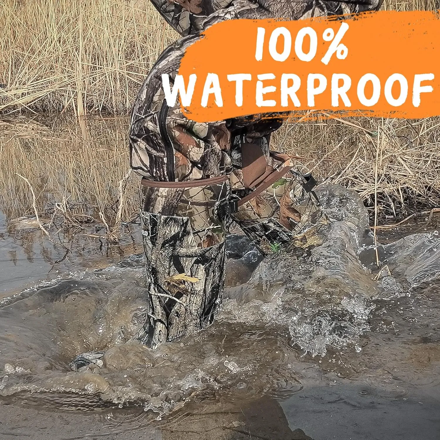 Breathable Insulated Next Camo G2 Warm Hunting Boots with Versatile Design - Durable Construction 6mm Neoprene Waterproof Rubber Boots for Men and Women Size 7 to 14