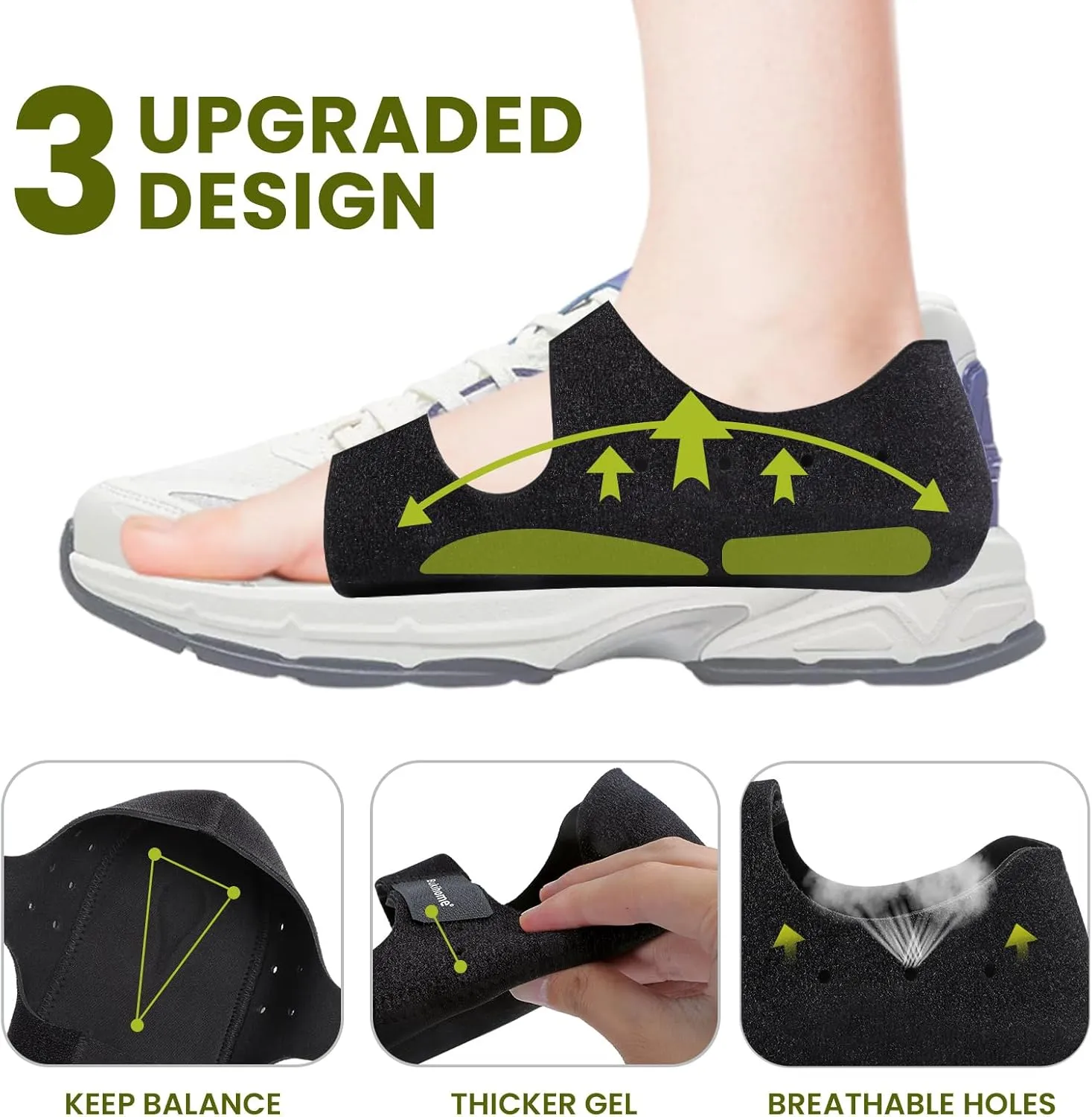 Bukihome Plantar Fasciitis Gel Heel Protectors Heel Cups for Women Men Heels Spur Pain Relief - Heel Inserts Pads for Achilles Tendinitis Dry Cracked Heel Support Cushion,Men 9-14|Women 10-15