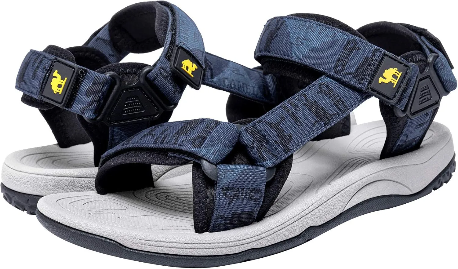 CAMEL CROWN Mens Waterproof Hiking Sandals with Arch Support Open Toe Summer Outdoor Beach Water Comfortable Sport Sandals