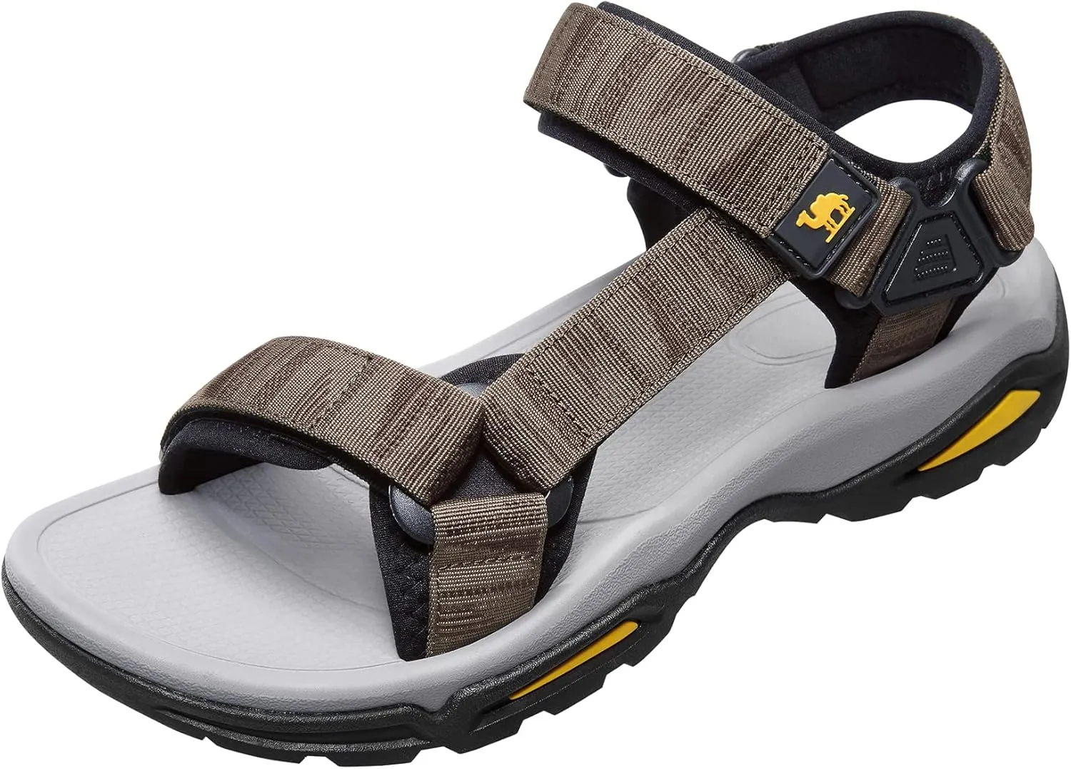 CAMEL CROWN Mens Waterproof Hiking Sandals with Arch Support Open Toe Summer Outdoor Beach Water Comfortable Sport Sandals