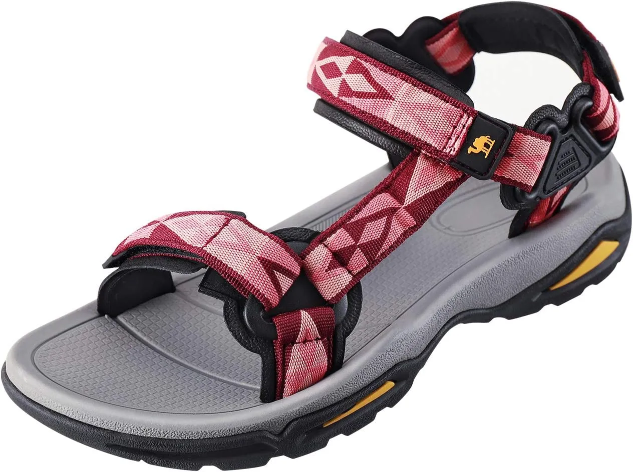 CAMEL CROWN Waterproof Hiking Sandals Women Arch Support Sport Comfortable Walking Water Sandals for Beach Travel Athletic