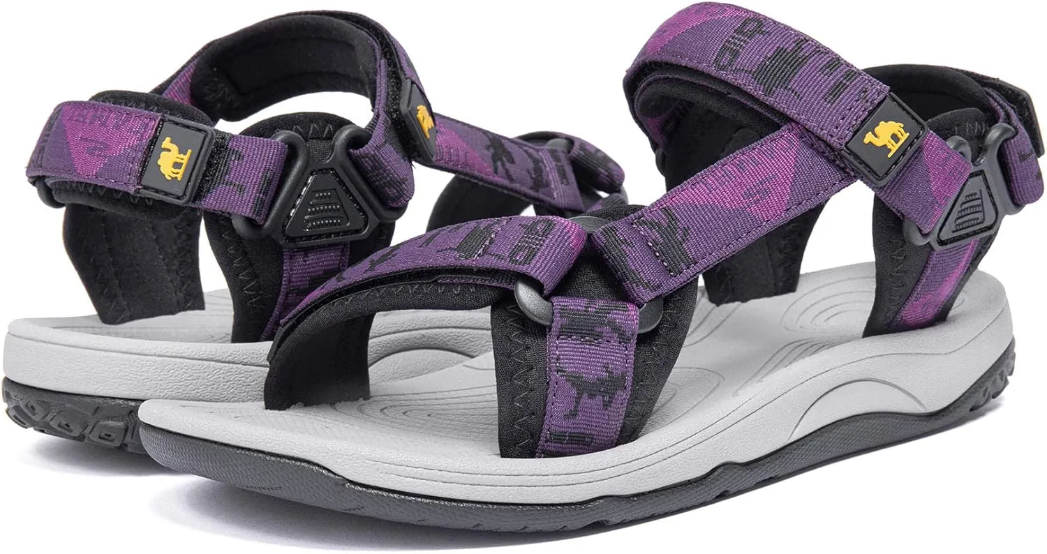 CAMEL CROWN Waterproof Hiking Sandals Women Arch Support Sport Comfortable Walking Water Sandals for Beach Travel Athletic