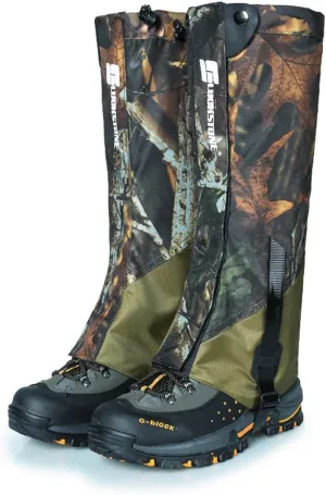 Camouflage Hiking Gaiters,Snake Gaiters for Men, Boot Gators Waterproof Shoe Leg Covers for Walking Climbing Hunting Trip