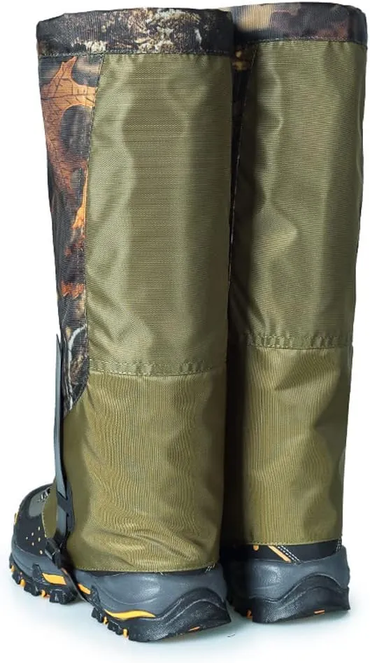 Camouflage Hiking Gaiters,Snake Gaiters for Men, Boot Gators Waterproof Shoe Leg Covers for Walking Climbing Hunting Trip