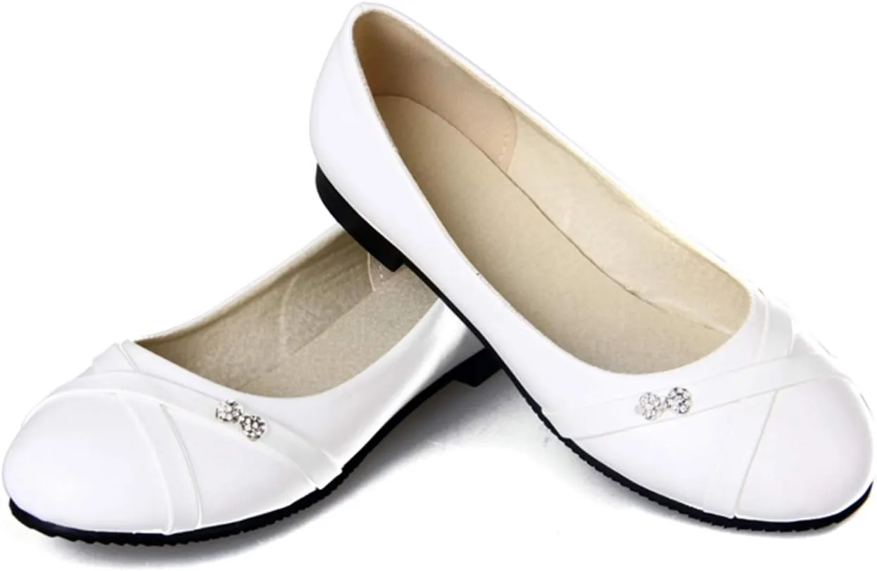 Caradise Womens Slip On Round Toe Ballet Flats Casual Office Work Pumps