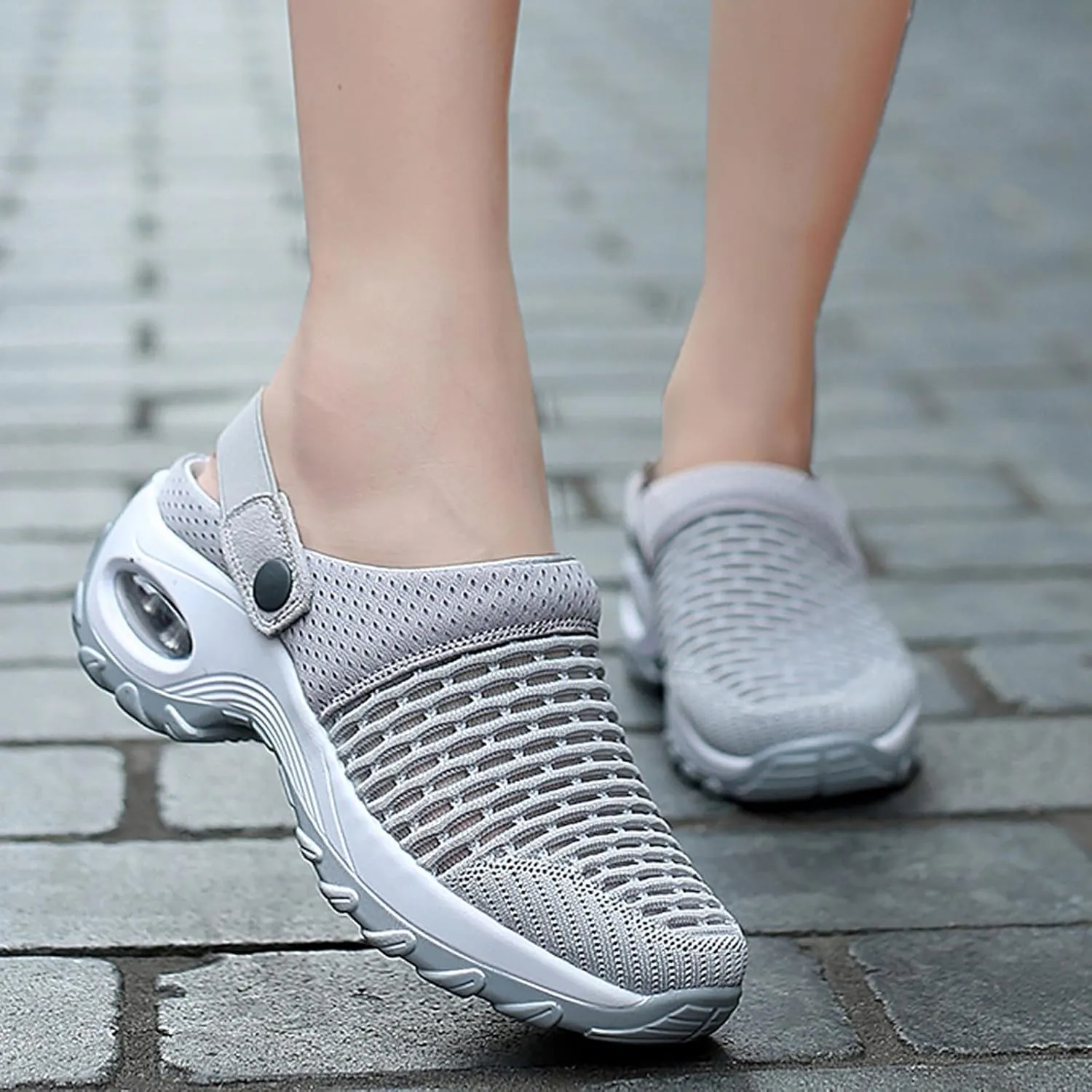 Cathalem Orthopedic Shoes for Women 2024 New Air Cushion Slip on Diabetic Walking Shoes for Women Wide Width