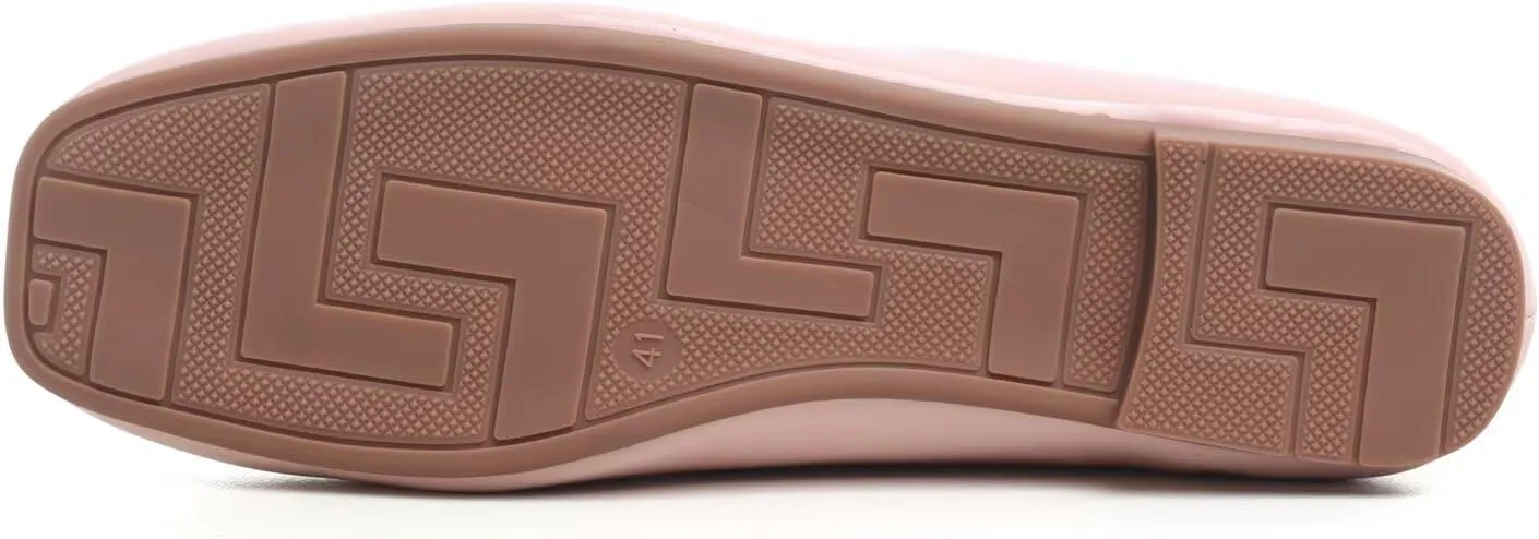 ChaiRong Zhou Women Square Toe Ballets Flats Comfort Slip On Walking Shoes for Driving