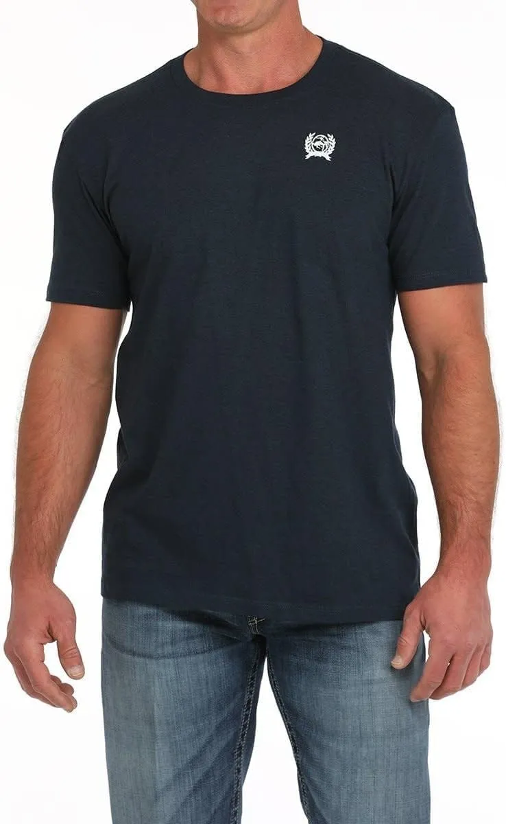 Cinch Mens Navy Rodeo Short Sleeve T-Shirt