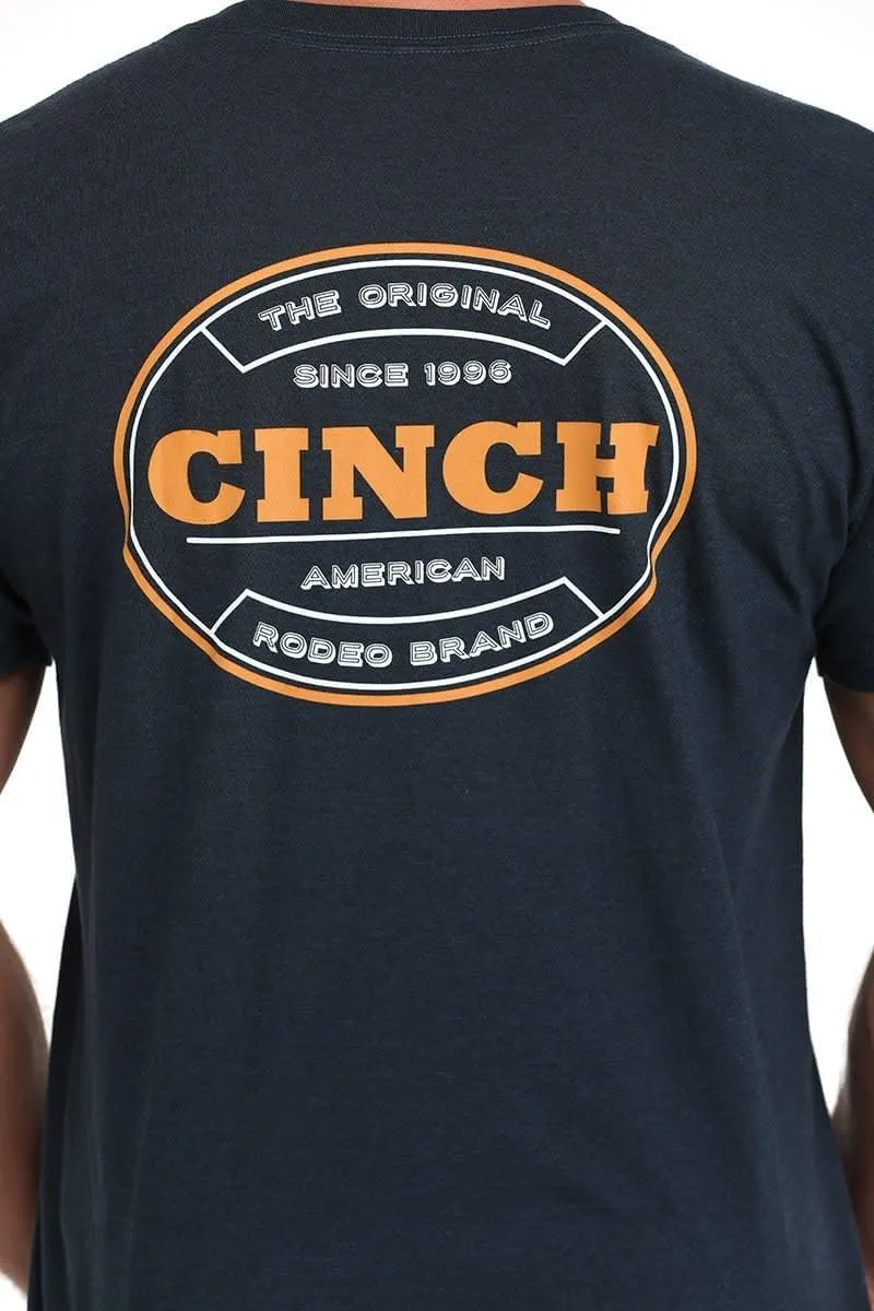 Cinch Mens Navy Rodeo Short Sleeve T-Shirt