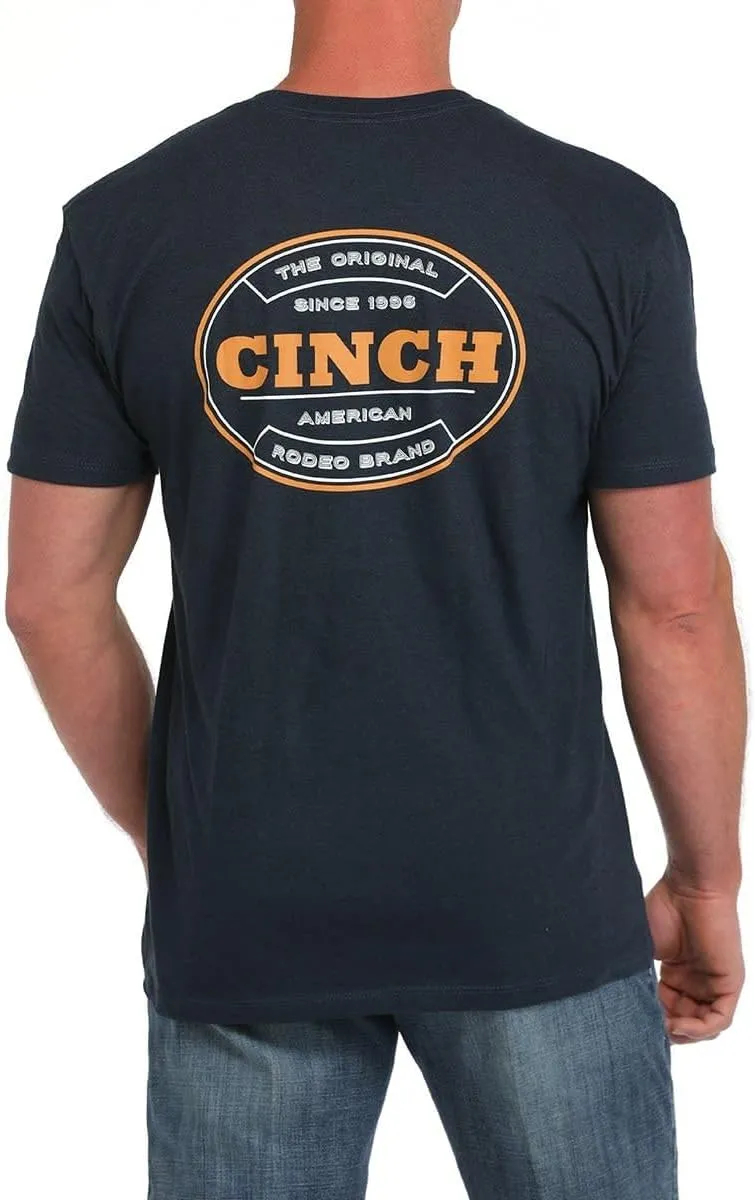 Cinch Mens Navy Rodeo Short Sleeve T-Shirt