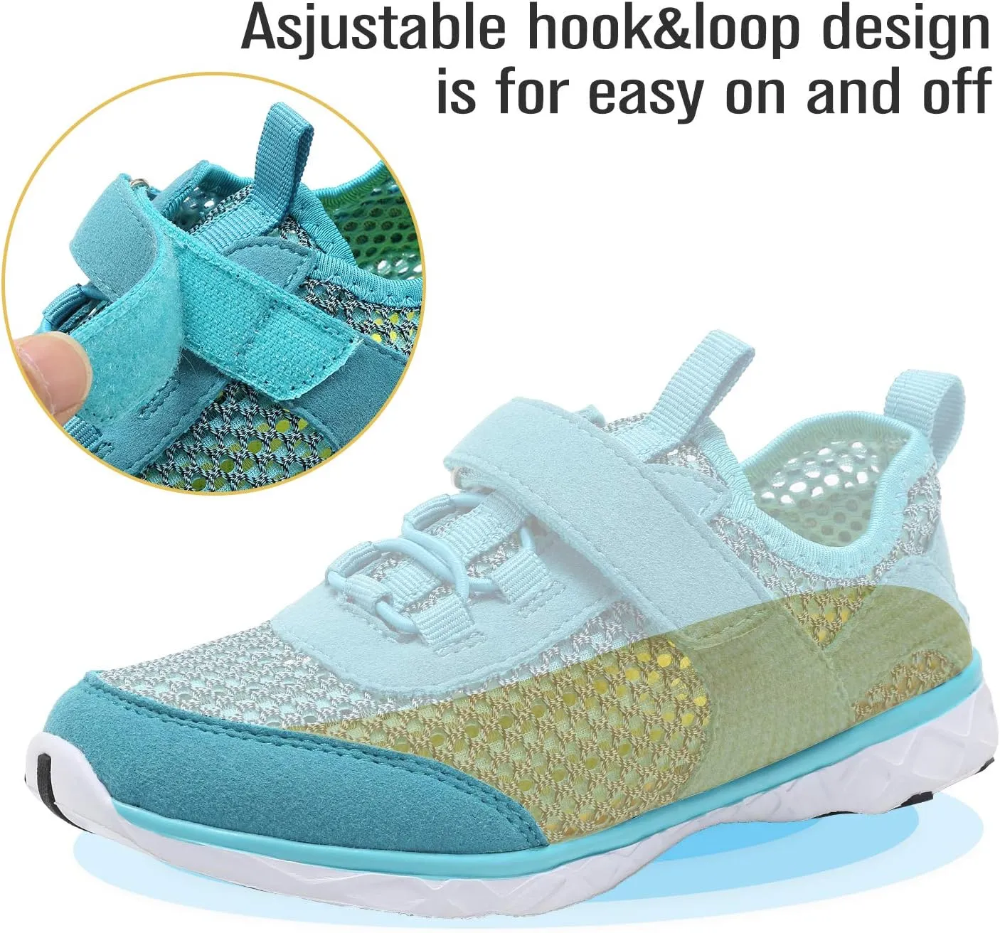 CIOR Boys & Girls Water Shoes Aqua Shoes Swim Shoes Athletic Sneakers Lightweight Sport Shoes(Toddler/Little Kid/Big Kid)