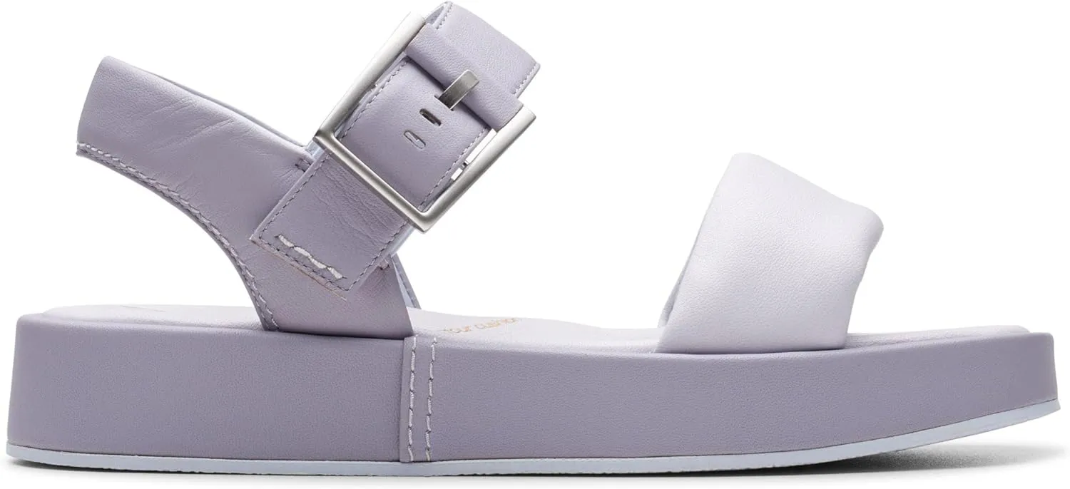 Clarks Womens Alda Strap Leather Sandals