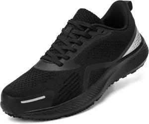 CLOAKA Men's Steel Toe Safety Sneakers, Lightweight, Non Slip, Puncture Proof, Grey, Casual, All Seasons