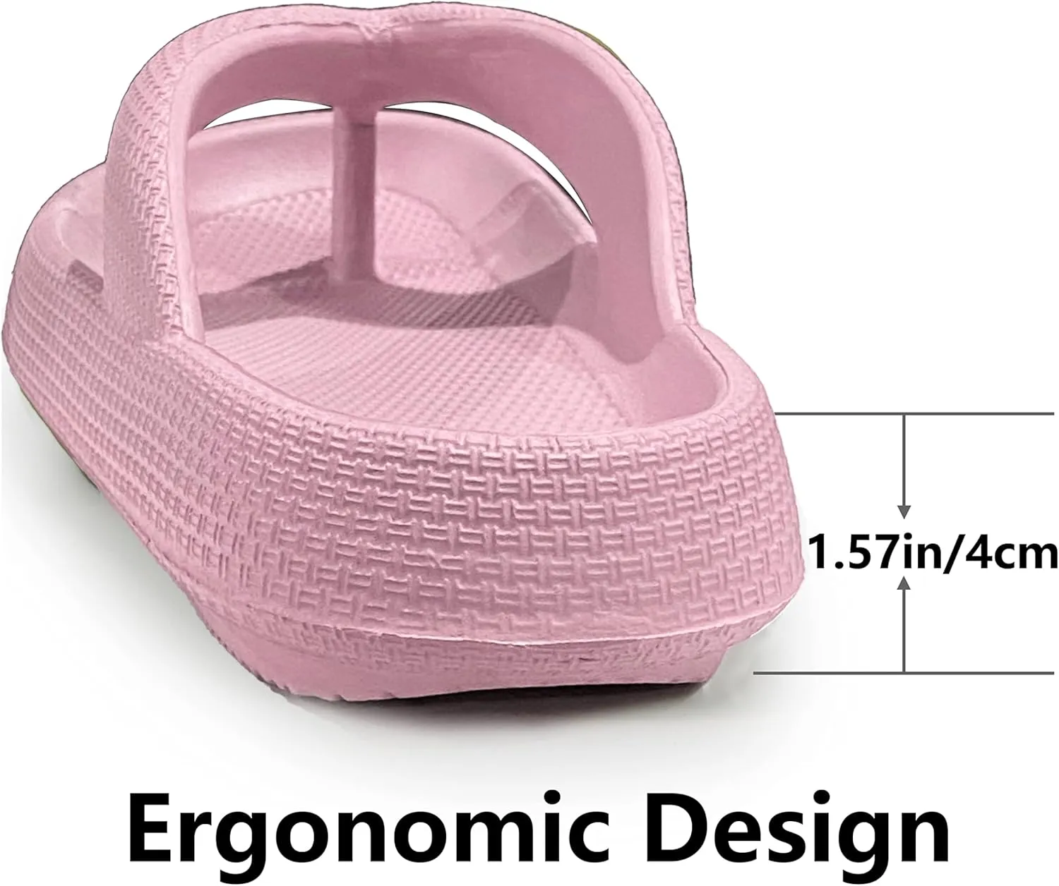 Cloud Flip Flops for Men Women Orthotic Lightweight Beach Slides Pillow Soft Slides Sandals Cushion Beach Flip Flops EVA Comfy Bath Spa Walking Sandals Pool Thong Slippers