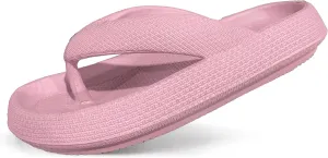 Cloud Flip Flops for Men Women Orthotic Lightweight Beach Slides Pillow Soft Slides Sandals Cushion Beach Flip Flops EVA Comfy Bath Spa Walking Sandals Pool Thong Slippers