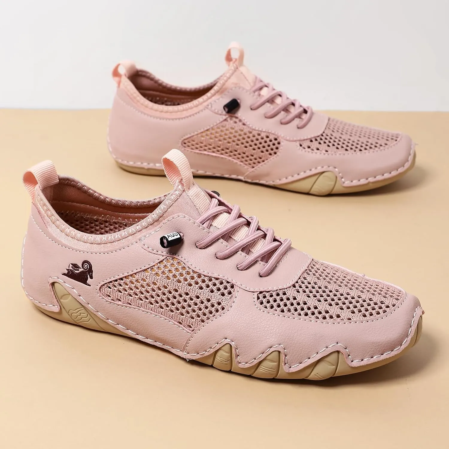 CloudStride‌ Summer Ultra-Lightweight Barefoot Shoes for Cycling & Commuting‌ Womens Outdoor Mesh Trail Shoes Breathable Casual Sneakers