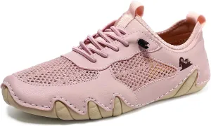 CloudStride‌ Summer Ultra-Lightweight Barefoot Shoes for Cycling & Commuting‌ Womens Outdoor Mesh Trail Shoes Breathable Casual Sneakers