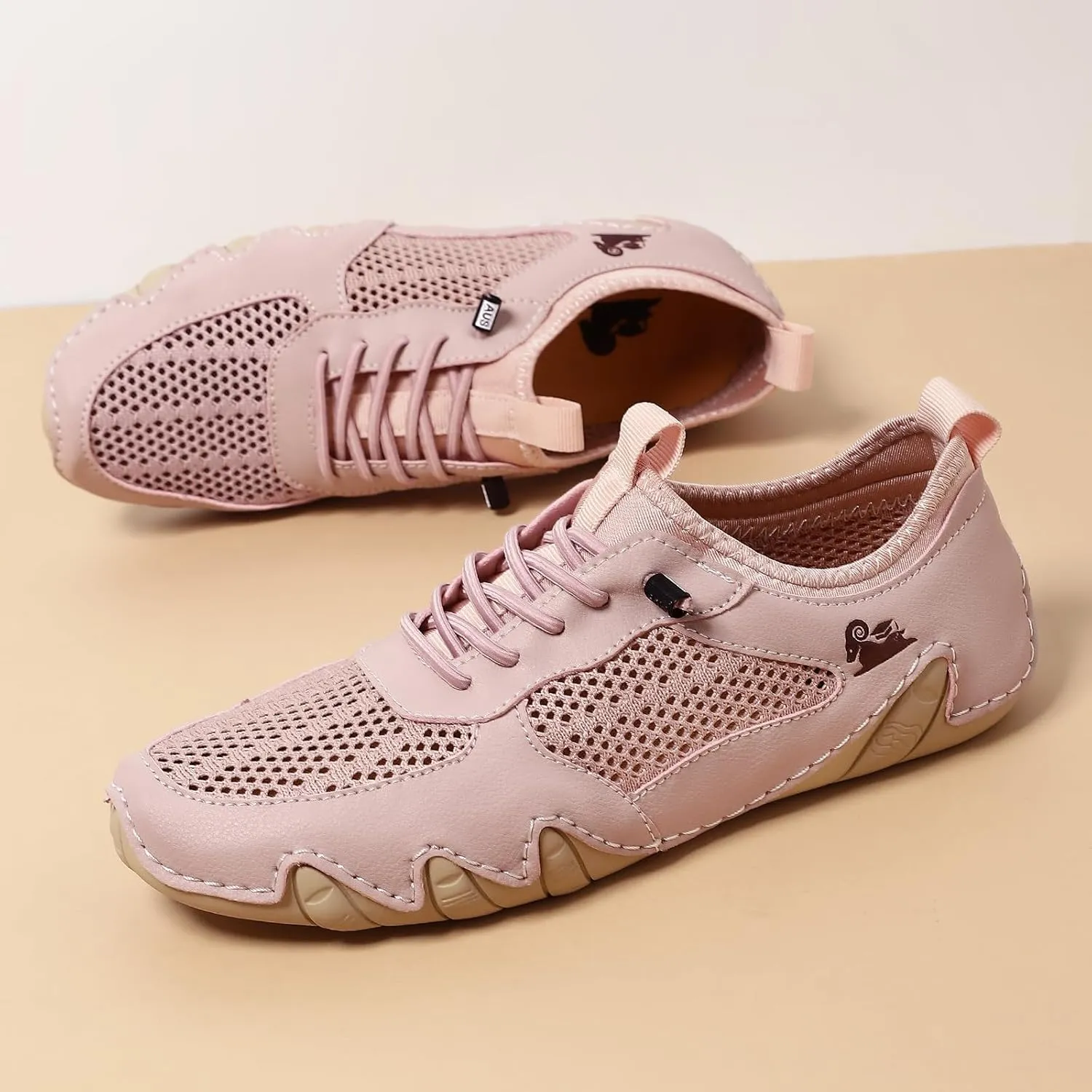 CloudStride‌ Summer Ultra-Lightweight Barefoot Shoes for Cycling & Commuting‌ Womens Outdoor Mesh Trail Shoes Breathable Casual Sneakers