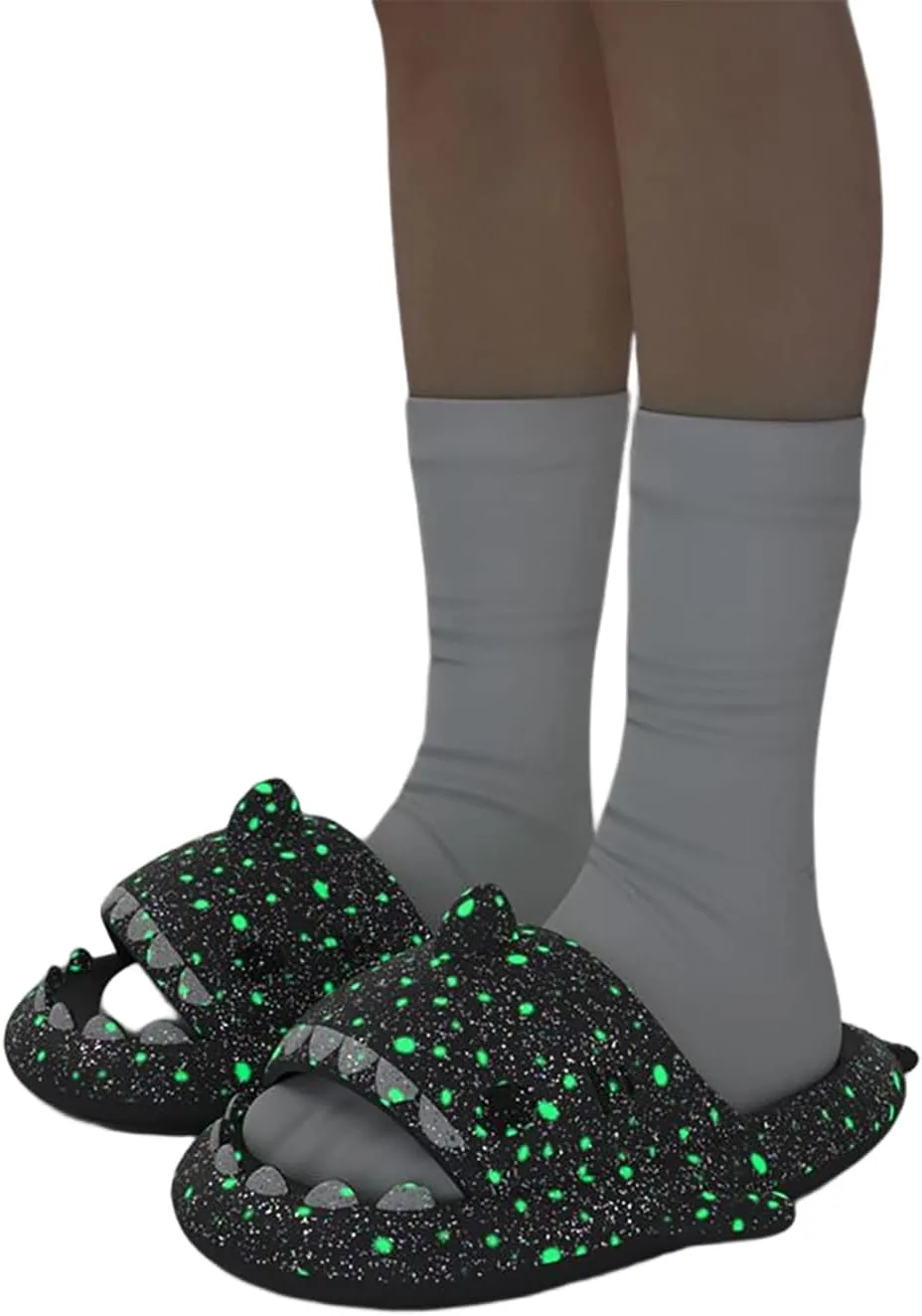 Conbini Galaxy Shark Slides, Sharky Chanclas, Sandalias Sharky, Original Shark Slides Slippers Sandals for Women Men