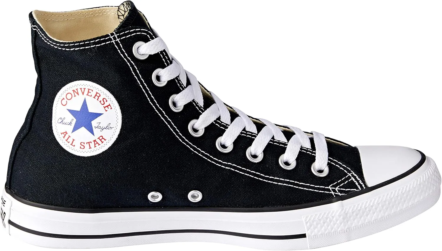 Converse Unisex Chuck Taylor All Star High Top Sneakers Black/White US M