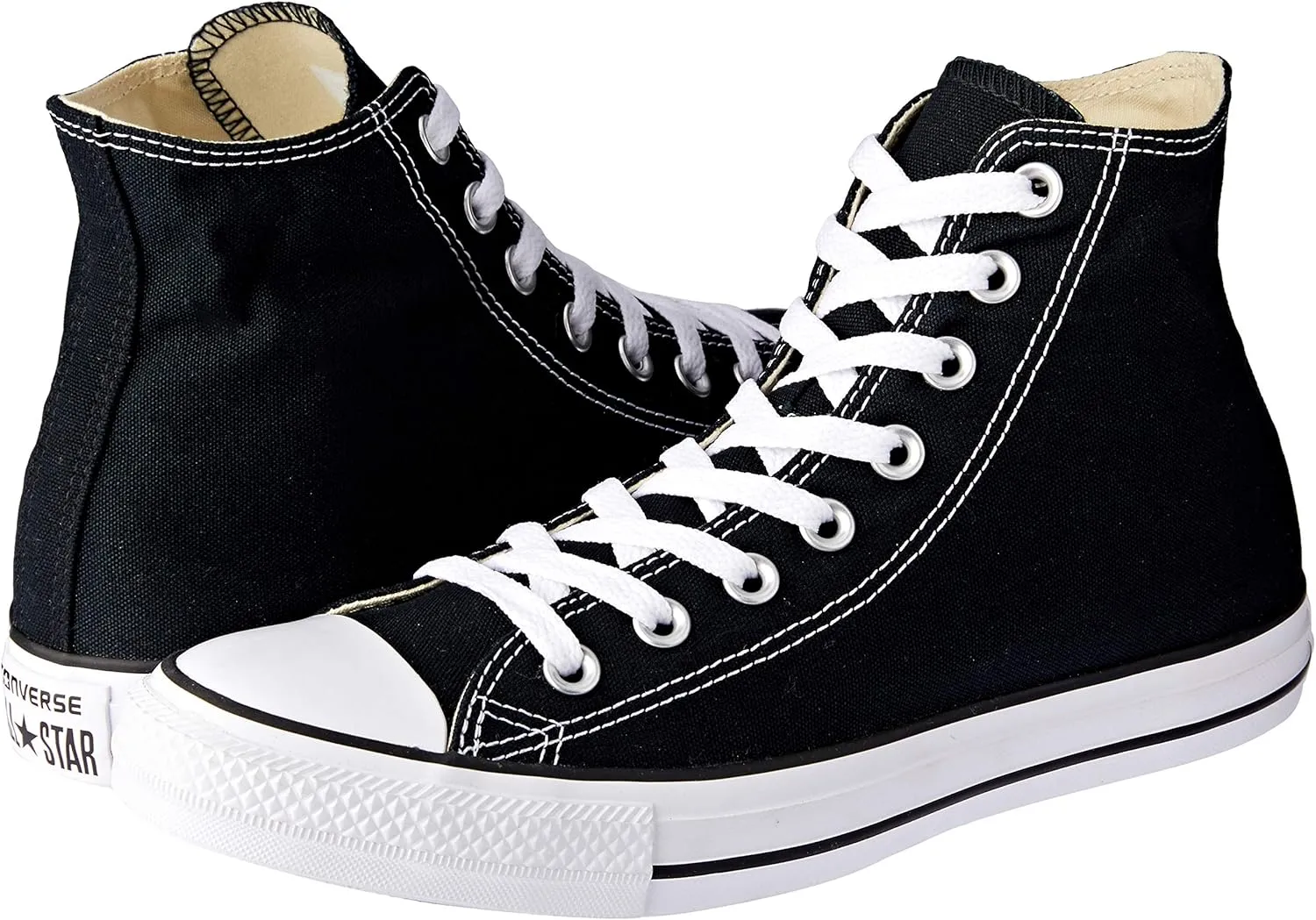 Converse Unisex Chuck Taylor All Star High Top Sneakers Black/White US M