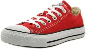 Converse Unisex Chuck Taylor All Star Low Top Red Sneakers - 8 Men 10 Women