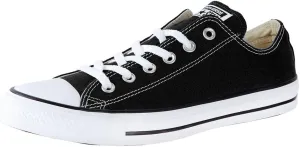 Converse Unisex Chuck Taylor All Star Ox Low Top Classic Black Sneakers - 5 Men 7 Women