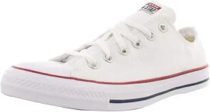 Converse Unisex Chuck Taylor All Star Ox Low Top Classic Sneakers, Optical White, 9.5 Women/7.5 Men
