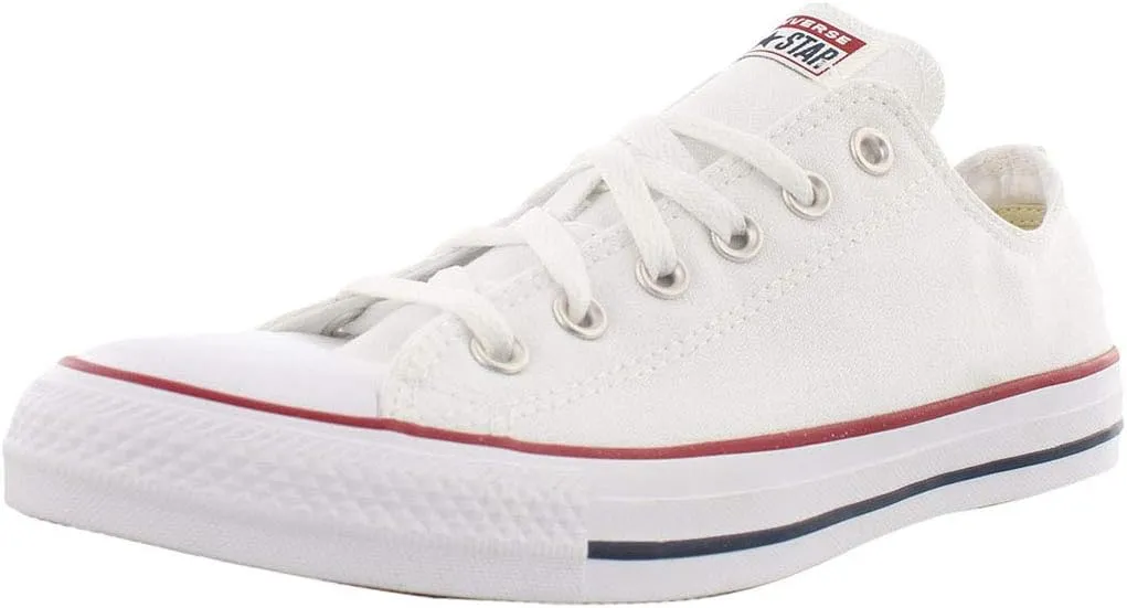 Converse Unisex Chuck Taylor All Star Ox Low Top Classic Sneakers, Optical White, 9.5 Women/7.5 Men
